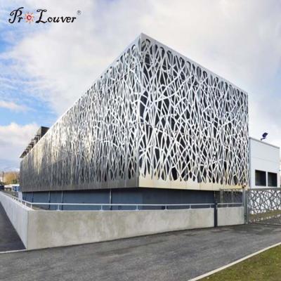 China Custom Aluminum Pegboard Exterior Facade Curtain Wall Factory Facade/Sun Screen/Balustrade/Interior Decoration for Modern Building for sale