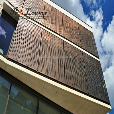 China China Factory Price of Exterior Facade Curtain Wall/Sun Screen/Balustrade/Interior Decoration, Customized Facade Aluminum Panel, Perforated Metal Sheet for sale