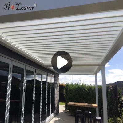 China Aluminum Motorized Waterproof Roof Canopy Protection from Decks China Manufacturer for sale