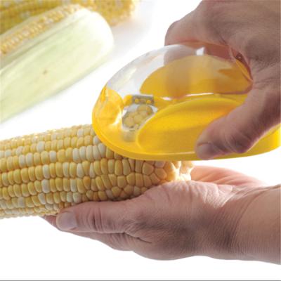 China Sustainable Factory Wholesale Kitchen Cooking Tools Hand Protector Corn Cutter Peeler Corn Stripper for sale