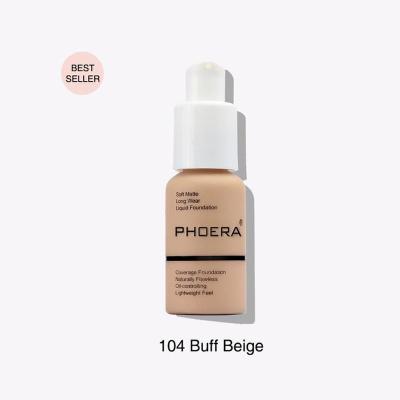 China PHOERA CONCEALER Makeup Foundation MaquillajeConcealer Face Maquiagem Liquid Foundation #101-105 for sale