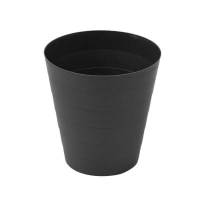 China Custom Modern Durable Circular Household Single Lid Kitchen Waste Container Plastic Free Plastic Trash Can for sale