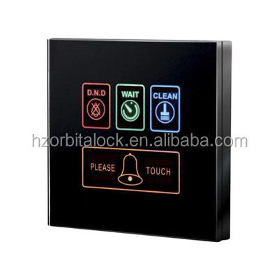 China Lighting Control Orbita Electric Touch Switch Door Signage Room Glass Plate For Hotel Walls for sale