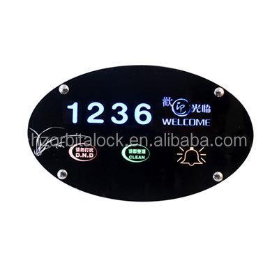 China Lighting Control Orbita DND Function Touch Switch Panel Door Bell Hotel Glass Signage for sale