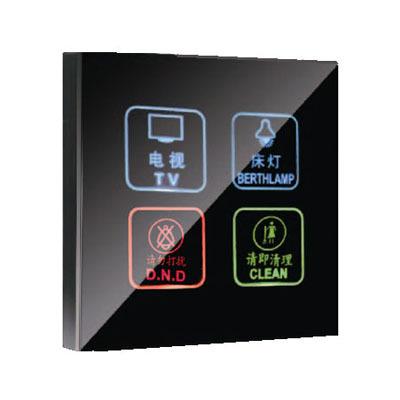 China Lighting Control Orbita Touch Switch Door Signage Room Good Quality Electric Glass Plate For Hotel for sale