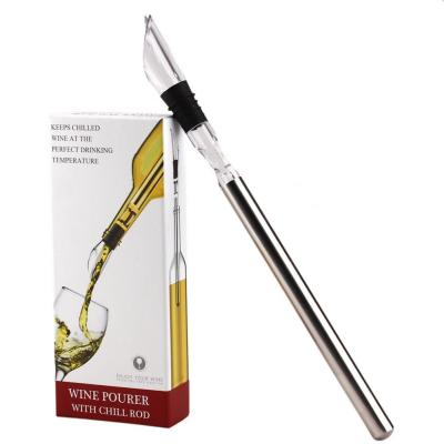 China Sustainable Wine Fridge Sticks Mini Freezer Wine Bottle Fridge Cooler Stick With Pourer for sale