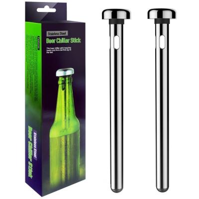 China Sustainable Beer Bottle Stick Cooler Freezer With Aerator And Pourer for sale