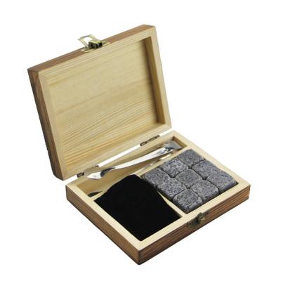 China Viable On Sale Customized 9pcs Granite Stone Set With Bag And Pliers In Wooden Box / Color Box for sale