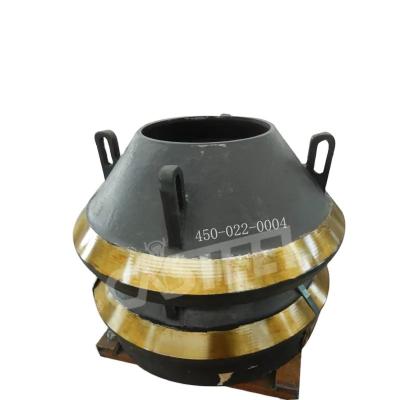 China Factory Austenstic Manganese Steel Bowl Liner Coat Crusher Coat Cone Crusher Parts for sale