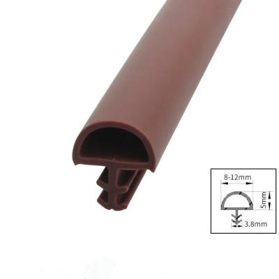 China Corrosion Resistance Wood Slot PVC TPV Door Closet Door Seal Strip for sale