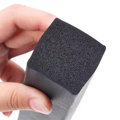 China Custom Wholesale Composite Waterproof Door And Window Polyurethane Eva EPDM Silicone Rubber Foam Weather Sponge Seals Strip for sale