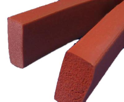 China High Performance Shock Absorption Customized Silicone Foam Sealing Strip for sale