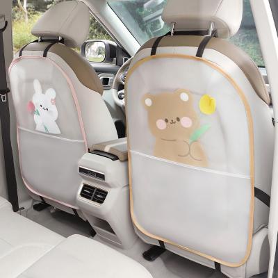 China Infant Supplies Cute Cartoon Car Seat Kid Protector Auto Seat Back Cover for Children Baby Anti Kick Mat for sale