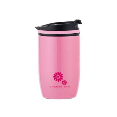 China 12 oz BPA Sustainable Office Thermo Free Steel Mug With Plastic Lid for sale