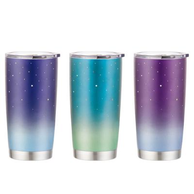 China Sustainable Fashionable Reusable Water 18oz Stainless Steel Cup Metal Tumbler for sale