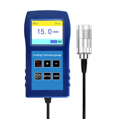 China DR13S Digital Film Coating Thickness Gauge Car Paint Electroplated Metal Coating Varnish Thickness Detector DR13S for sale