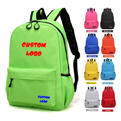 China 2022 Wholesale Custom Cheap Waterproof Bookbags Girls Nylon School Backpack Schoolbags Nylon Casual School Bag For Kids Rucksack for sale