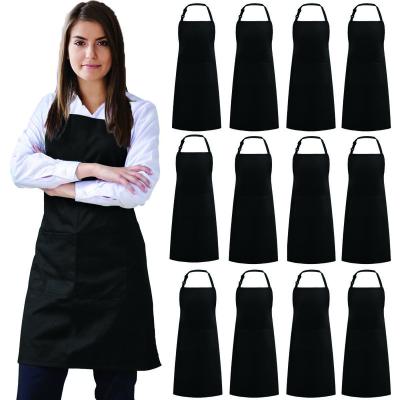 China Custom Logo Sleeveless Printing Factory Apron Waterproof Cotton BBQ Cooking Bartender Beard Kitchen Camp Chef Gardening Apron for sale