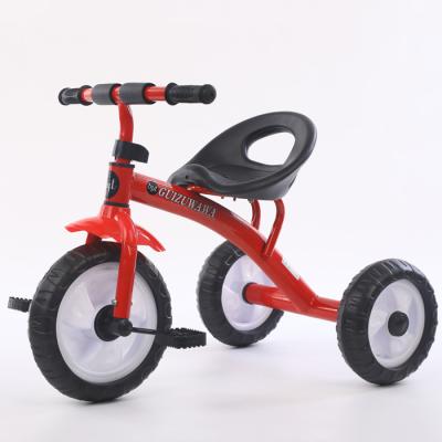 China Ride On 3 Wheels Cheap Price Toy Xingtai Biyoute Baby Kids Tricycle Single Tricycle For Children for sale