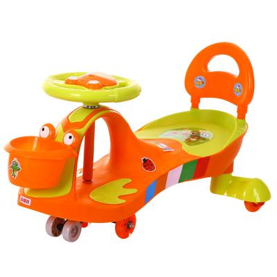 China Ride On Toy Factory Wholesale Kids Balanced Car Outdoor Ride On Toys PU Silent Wheel With Baby Swing Instant Car for sale