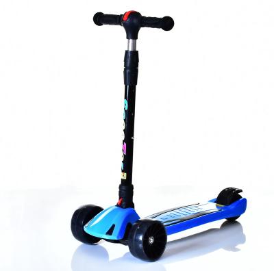 China China factory new height adjustable handlebar style three wheel kids kick scooter with music for sale