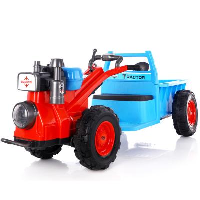 China Ride on Children's Toy Children's Walking Tractor dongfanghong 1-7 years old box people electric car toy charging car for sale