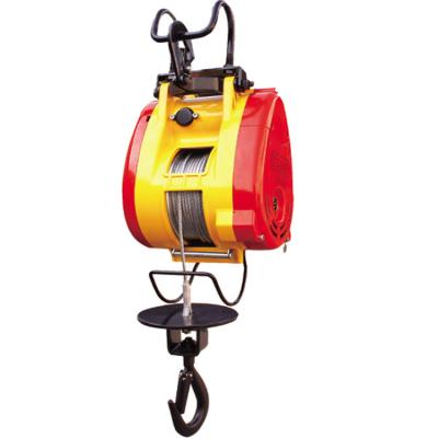 China High quality rope lifting winch single phase 110V 220V 300kg 500kg crane goods small mini electric crane winch for sale