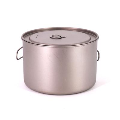 China Singland Titanium Pot Mug 2000ml Camping Portable Titanium Foldable Long Mug Handle With Lid Ultralight Tea Coffee Mug For Home Travel for sale