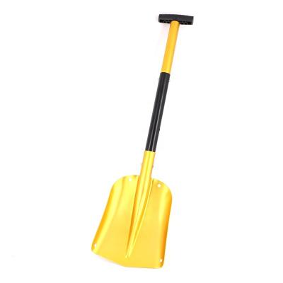 China Snow shovel light weight shovel aluminum roof snow shovel RV professional survival portable emergency folding straight 261098 for sale