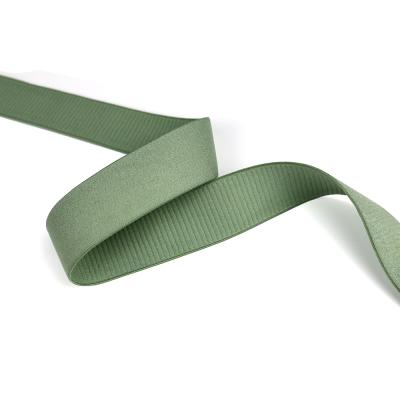 China 30 Mm Elastic Underwear Elastic Custom Knit Flat Elastic Band Bra Strap Elastic for sale