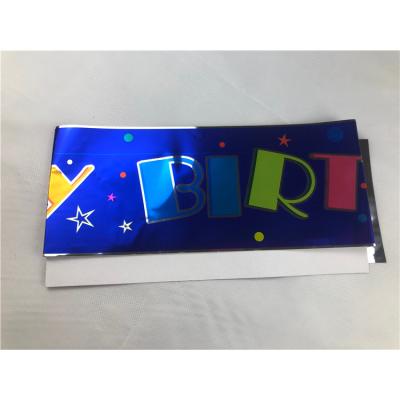 China New Arrive Fashion Portable Advertising Banner High Quality Happy Birthday Letter Indoor Banner for sale