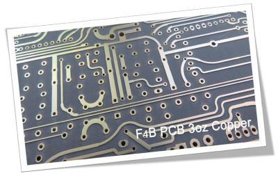 China Dual Layer High Frequency PCB Built On 1.5mm PTFE (Teflon) with 3oz Copper and Immersion Gold for sale