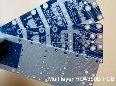 China Rogers RO4350B High Frequency Printed Circuit Board with 10mil, 20mil, 30mil and 60mil thick Coating with Immersion Gold for sale