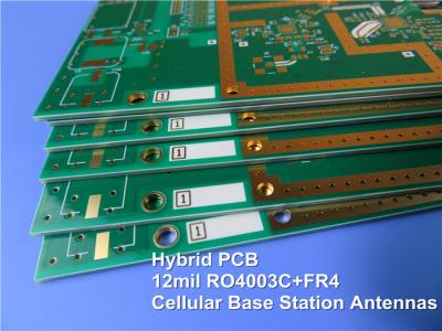 China Rogers High Frequency PCB Built on RO4730G3 30mil 0.762mm DK3.0 With Immersion Gold for Wireless Telecommunications for sale