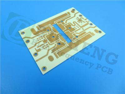 China Double Layer Rogers PCB Built on 32.7mil RO4003C LoPro Reverse Treated Foil for Cellular Base Station Antennas for sale