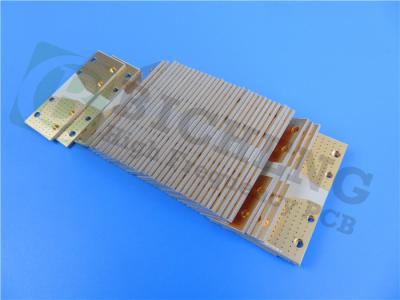 China Dual Layer Double Sided Rogers PCB Built on 25mil RO3010 Substrates with Immersion Gold for sale