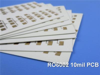 China Rogers PCB Built on RT/Duroid 6002 10mil 0.254mm DK2.94 With Immersion Gold for Phased Array Antennas for sale