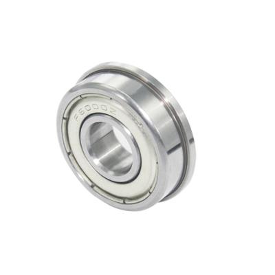 China Hotels Miniature Flange Deep Groove Micro Ball Bearing F605ZZ F606 F607 F608 F609bearing for sale