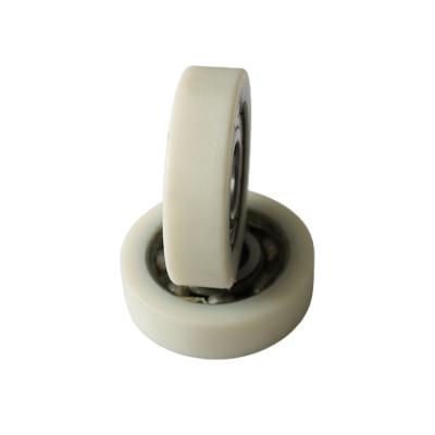 China Coated high speed nylon plastic bearing 6303zz is used for casters for sale