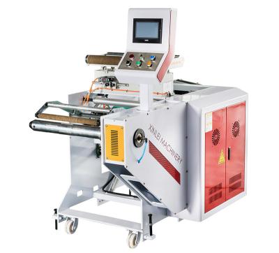 China Semi Automatic Rewinding Machine For Rolling Film Into Tube Film for sale