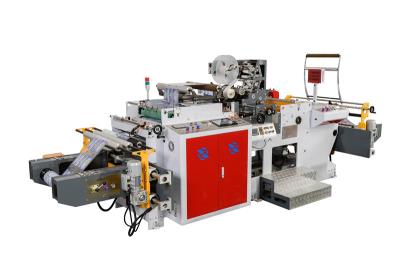 China 10kw Automatic Plastic Bag Labeling Machine 30m/Min Flat Bag Label Applicator for sale