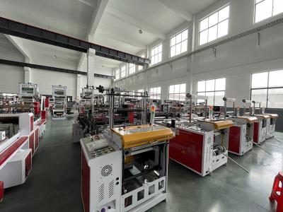 China Hot Bottom Sealing Plastic Flat Bag Making Machine Cold Cutting for sale