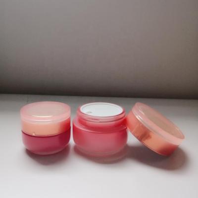 China Cosmetic Packaging 30g 50g Glass Cream Jar Frosting Bottle for sale