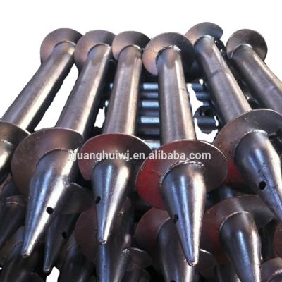 China Q235 ground screw anchor for solar project for sale