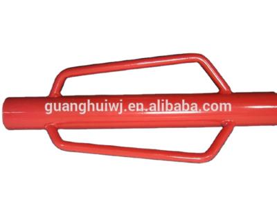 China Easily Assembled Barrier Post Driver with Red/Grey Handle, Post Hand Book for sale