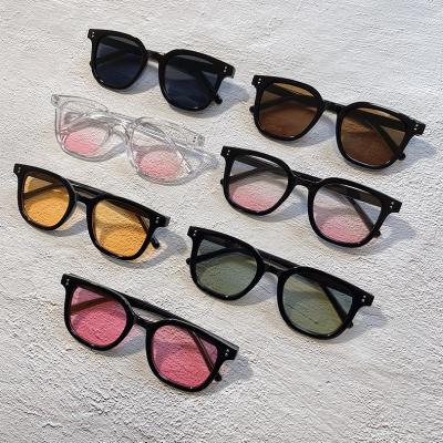 China Wholesale Fashion Sun Glasses Gradient Light Pink Sunglasses UV400 Designer Shades Sun Glasses 2023 Unisex for sale