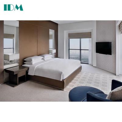 China IDM-AP010 IDM Factory Custom Bedroom Furniture Hotel Solid Wood Modern Apartment Project for sale