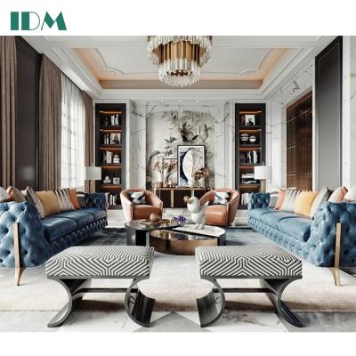 China Modern Living Room Sofa 7 Luxury Living Room Furniture Modern Hardcover Book IDM-A43 Sectional Couch Sofa for sale