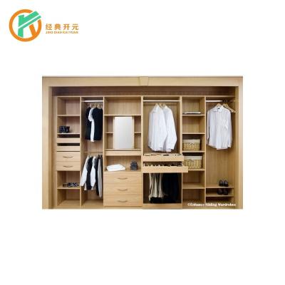 China IDM-WD11 Modern Hotel Wardrobe Cabinet Bedroom Wall Wooden Wardrobe Design for sale