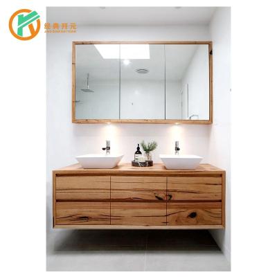 China IDM-VU001Chinese Modern Style Plywood/E1 Modern MDF Hotel Bathroom Vanity Cabinet for sale